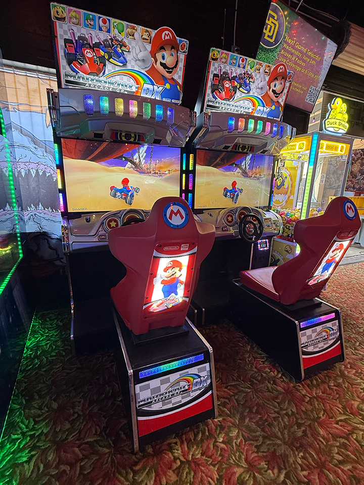 Mario Kart Arcade GP DX racing game at Dyno Bar