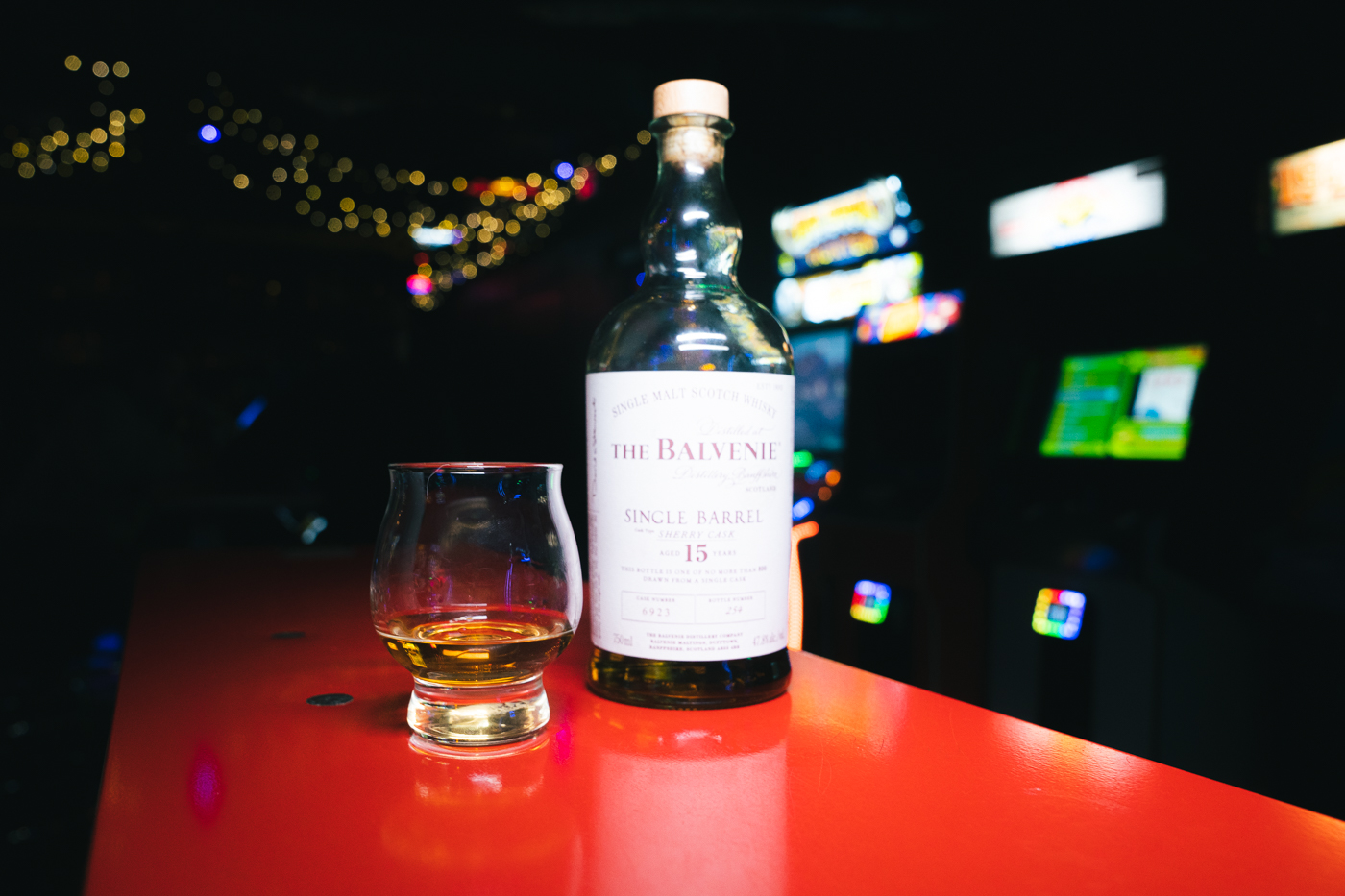 Aero Club Bar drinks — 1,200+ whiskey bottles, classic cocktails, and cold beer