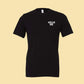 100% cotton unisex Aero Club Bar black t-shirt
